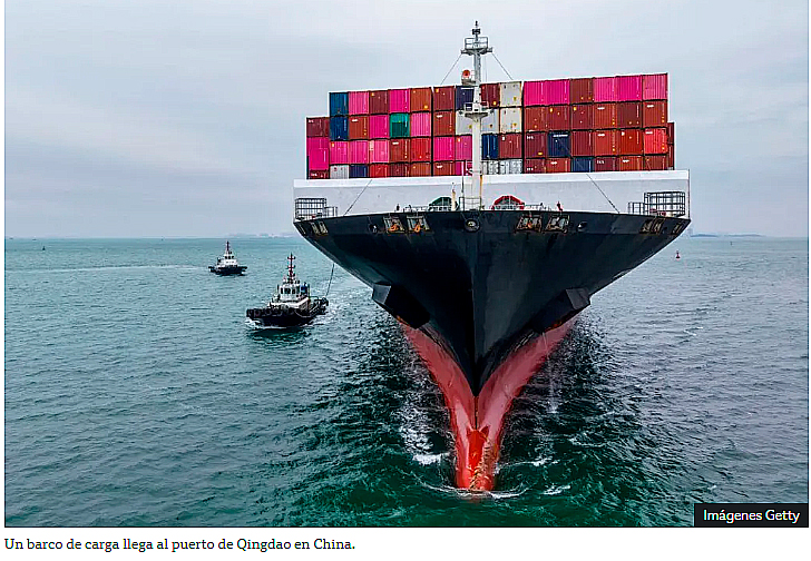 Barco de contenedores de la China 2026